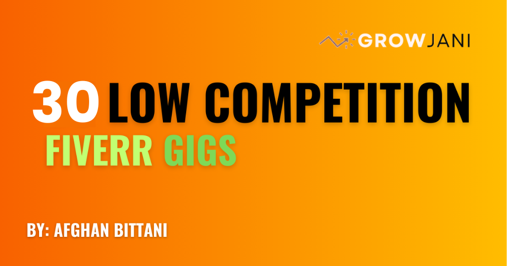 Low Competition Gigs on Fiverr with High Demand