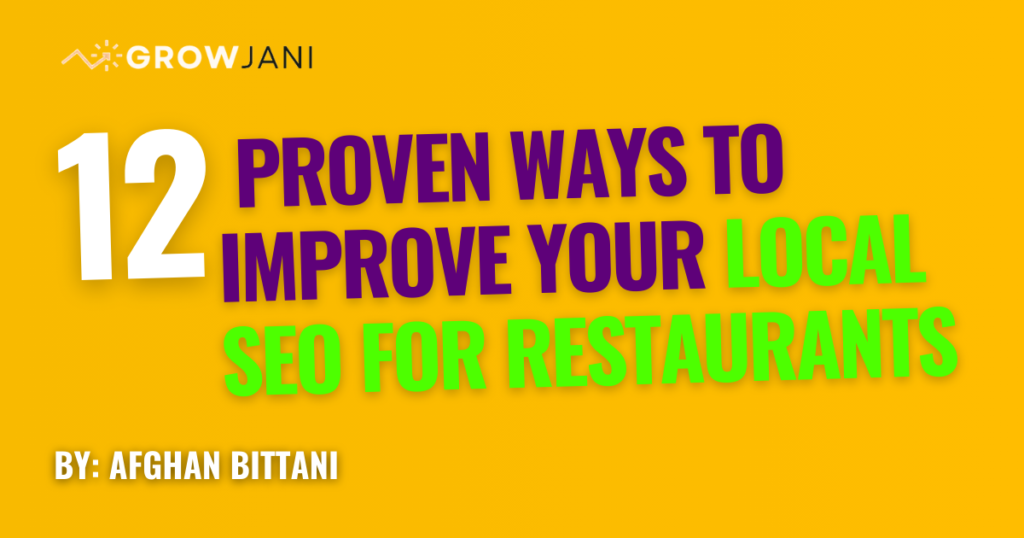 Local SEO for Restaurants